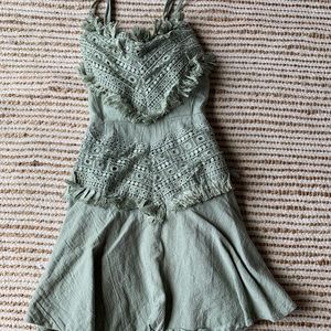 Adorable Olive green dress M